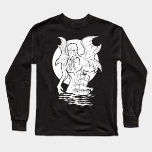 Cthulhu Rocks the Boat Long Sleeve T-Shirt